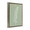 Stupell Industries Simple Fern Impression Framed Floater Canvas Wall Art Design by Patricia Pinto